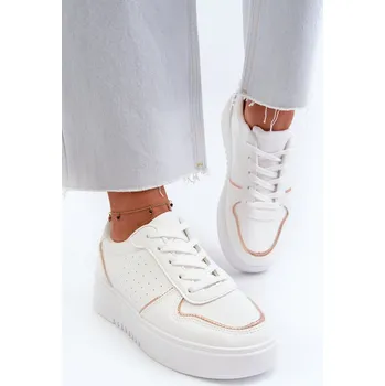 Dámské tenisky Dámské tenisky na platformě Tessama Barva: Bílá, Velikost: 41