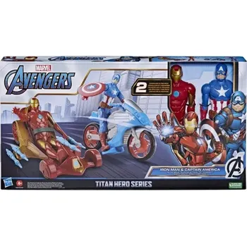 Figurka Marvel Avengers Titan Hero sada figurek s vozidly