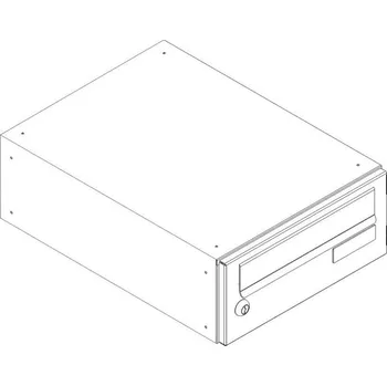 Poštovní schránka SJ 300/90 poštovní schránka jednostranná RAL RAL 7040 / Šedá