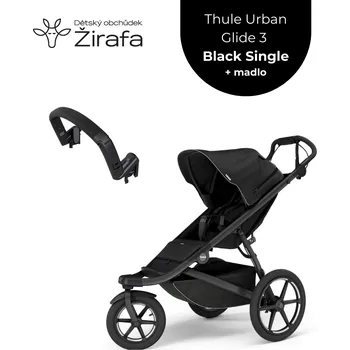 Přeprava dětí Akční set Thule Urban Glide 3 Magnetic Buckle BLACK + Madlo 2025