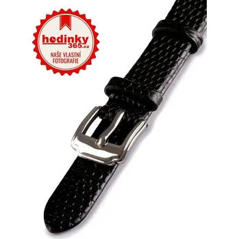 Řemínek na hodinky Kožený řemínek Mavex HYP-02-NERO, černý - 22 mm
