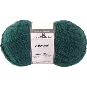 Příze Schoppel Wolle Admiral 5900 Petrol (Ponožková příze Admiral 5900 Petrol)