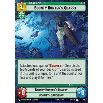 Sběratelská karetní hra Bounty Hunters Quarry 123/262 - Shadows of the Galaxy Extra Typ karty: Standard