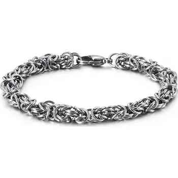 Náramek Steel Edge Náramek chirurgická ocel WJHB680-6 Délka náramku: 20cm