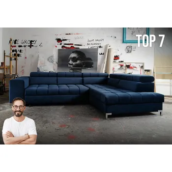 Sedací souprava Rohová sedací souprava ARTE - funkce každodenního spaní