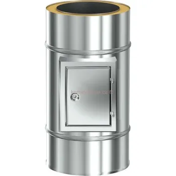 Komín Čistící díl s dvířky 160-30 mm SP