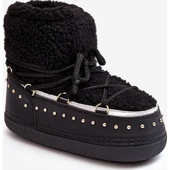 Dámská zimní obuv Dámské zateplené sněhule Rohes Barva: Černá, Velikost: 35/36