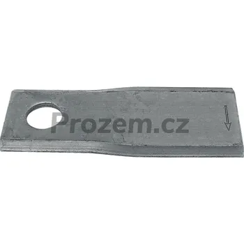 Nože pravé 122/4/18,2 mm pro John Deere, Kuhn, New Holland, Claas, Frontier, 25 ks, 1045560, CC21781, 784221, CC44004, 56451300