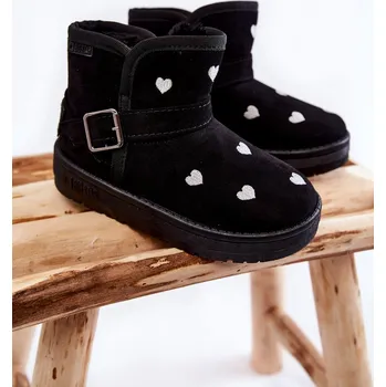 Dětská běžecká obuv dětské sněhule Big Star KK374244 Barva: Černá, Velikost: 34