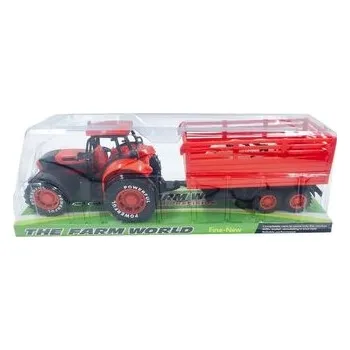 Hra na zahradu Traktor z przyczepą i zwierzątkiem