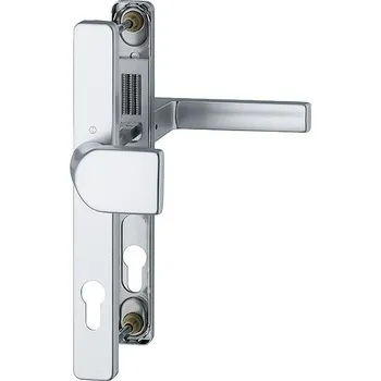 Dveřní kování AUSTIN HOPPE F1 30mm klika + madlo 92mm Vložka Stříbrná 92mm