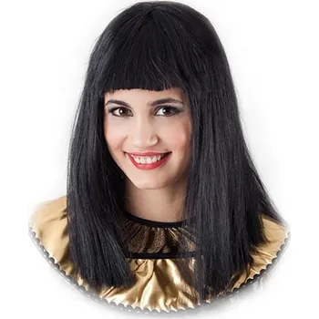 Karnevalová paruka Paruka černá s ofinou