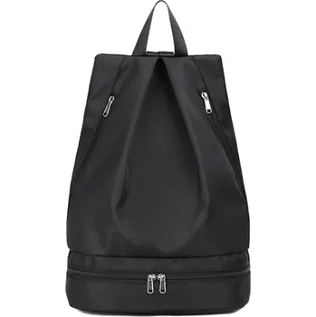 Městský batoh Dámský černý sportovní vak Barva: Černá