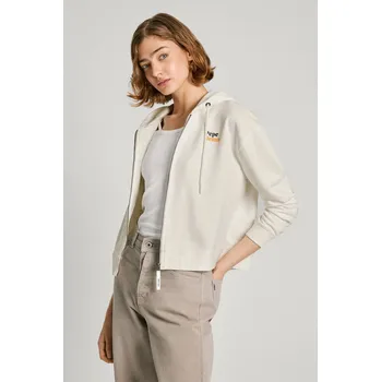 Dámská mikina Pepe Jeans Dámská mikina EDNA Barva: béžová, Velikost: L