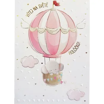 Přání k narození dítěte CTS31, Holčička