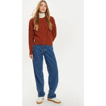 Pánský svetr Wrangler Svetr 112356473 Hnědá Regular Fit L