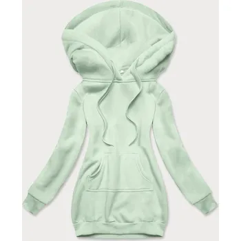 Dámská mikina Dámská klokaní mikina v pistáciové barvě (YS10003-39) odstíny zelené XL (42)