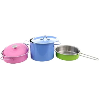 Dětská kuchyňka Sada nádobí plechová