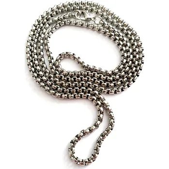 Řetízek Řetízek na krk - Očko čtverec - velmi pevný - 3 mm / 60 cm