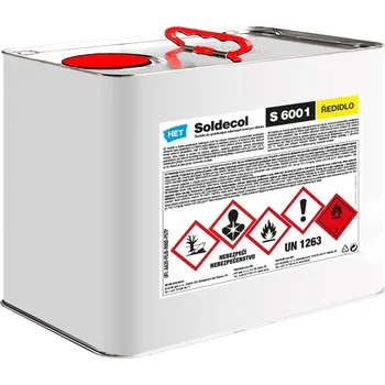 Ředidlo HET Soldecol S 6001 ředidlo do syntetických nátěrových hmot s rychlým zasycháním 4 l