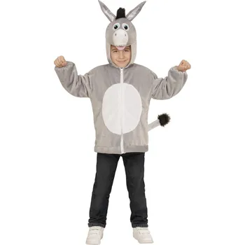 Karnevalový kostým Dětská mikina s kapucí,oslík - pro věk 2-3 roky