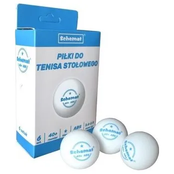 Dětské hřiště Piłki do tenisa stołowego 40+ ABS 6szt