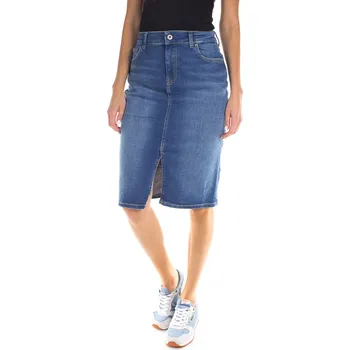 Dámská sukně Pepe Jeans Dámské sukně NIKITA SKIRT Barva: denim (odpovídá obrázku), Velikost: XS