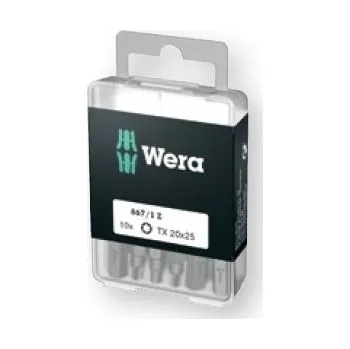 Příslušenství k nářadí Bit 10x tx15x25mm, torx®, up. šestihran 1/4´´ pro držák d6,3, 867/1 diy, wera, 072407