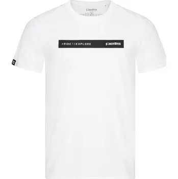 cyklistický dres Triko PELLS Road s obdélníkem White - L