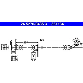 Brzdová hadice Brzdová hadice ATE 24.5270-0435.3