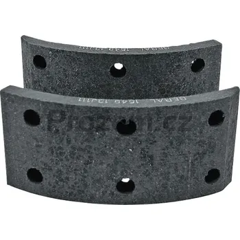 Brzdová destička Sada brzdového obložení 2 ks, 50x8x122 mm pro Steyr, 131700340013