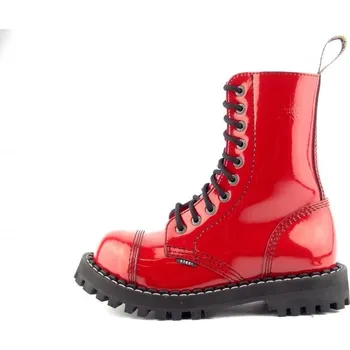 Těžké boty Steel boty 10 dírek 105/106/O/ D20RedLak, velikost 37