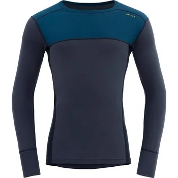 Devold Merino 190 LAUPAREN tričko dlouhý rukáv - pánské - modré Velikost: XL