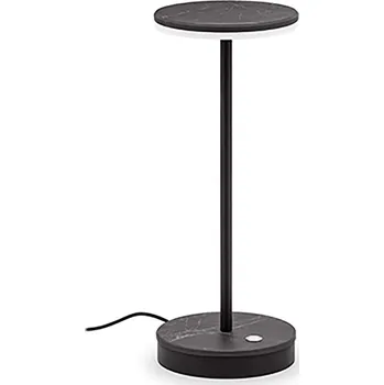 Lampička Linea Light 9678 Gemini_Tab, černá stolní LED lampička, 9W LED 3000K, výška 29,6cm