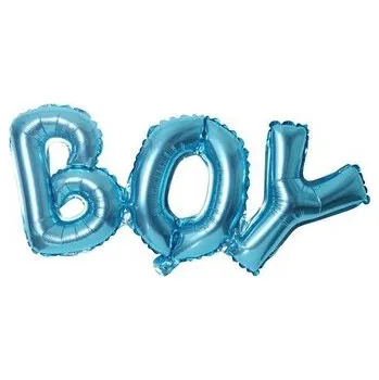 Fóliový balónek Boy modrý 95x38cm - Cakesicq