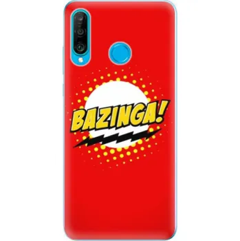 Pouzdro na mobilní telefon Silikonové pouzdro iSaprio - Huawei P30 Lite - Bazinga 01 (Odolný silikonový kryt, obal, pouzdro iSaprio - Huawei P30 Lite - Bazinga 01 - skvělá ochrana a pružnost, stylový UV potisk, lehkost, tiskne se v České republice)