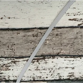 Textilní guma Hladká pruženka 5 mm - šedá