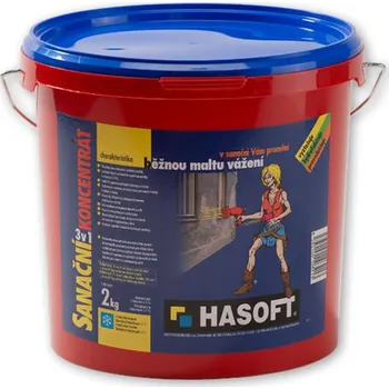 Omítka Hasoft Sanační koncentrát 3v1 2 kg