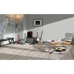 Vinylová podlaha zámková rigidní SPC PARADOR Basic 5.3 SPC Dub pastelově šedý kartáčovaná struktura 1743005