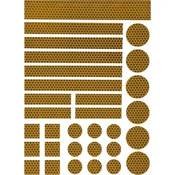 Pluslite Sada samolepících reflexních prvků ®, 31 ks, zlaté