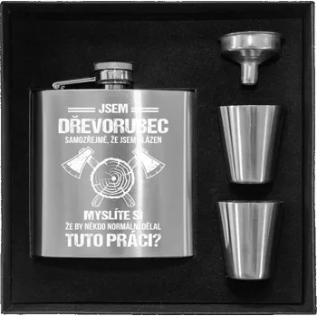 Placatka Placatka v krabičce Samozřejmě, že jsem blázen - dřevorubec