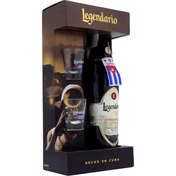 Rum Legendario S.L. Legendario Elix.de Cuba 0.7L 34% + 2x sklo