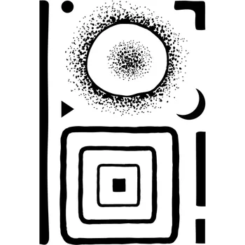 Razítko Sada průhl.razítek - umělecké tvary