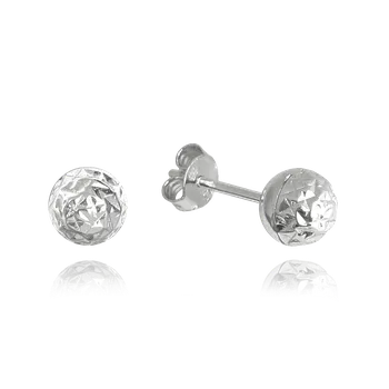 Náušnice Zlatnictví Helios Náušnice gravírované kuličky