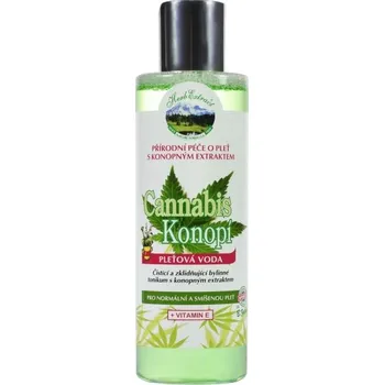 Tělový balzám Vivaco Pleťová voda s CannaCare extraktem 200 ml