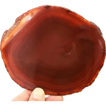 Přírodní kámen Dekorační plátek z achátu 142g