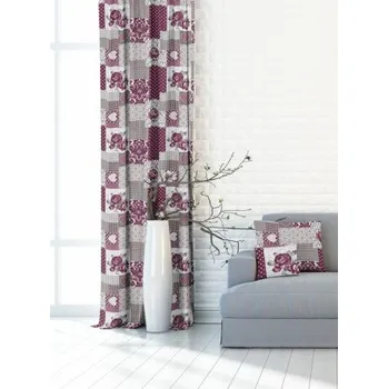 Látka 380534/106 na závěsy, polštářky - 50 x 50 cm