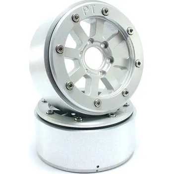 RC náhradní díl Absima Kovové Beadlock CNC disky Absima Metsafil 1.9 Hammer Silver/Silver, 2ks