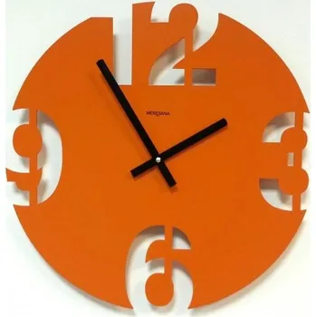 Hodiny Designové hodiny D&D 299 Meridiana 40cm Meridiana barvy kov wenge