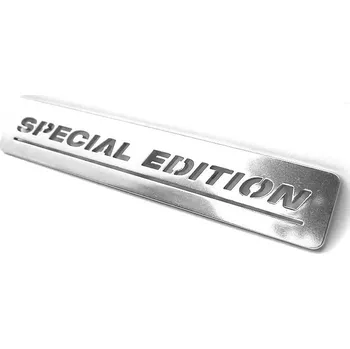 Samolepicí dekorace na vozidlo Avisa Kovová 3D samolepka SPECIAL EDITION, 115 x 20 mm,